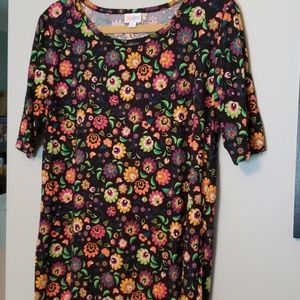 Floral LulaRoe Julia dress